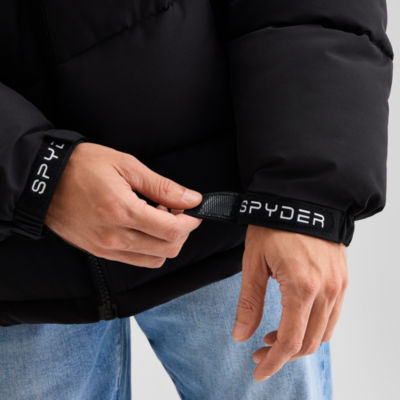 Spyder Mens Hooded Heavyweight Puffer Jacket