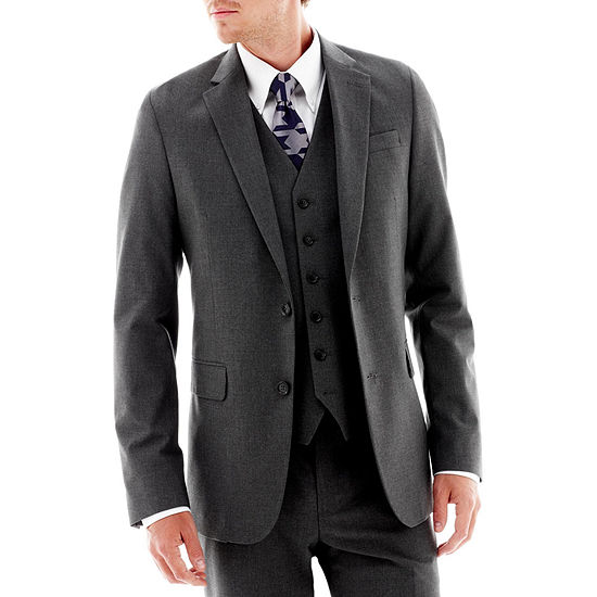 JF J. Ferrar® Stretch Gabardine Suit Jacket - Super Slim