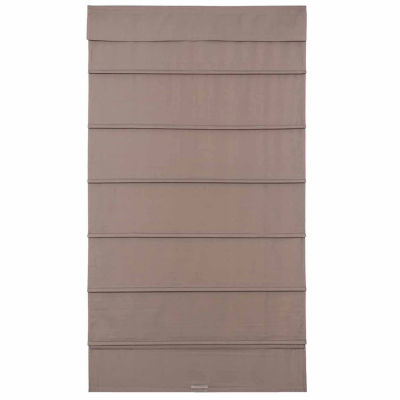 Cotton Classic Cordless Light-Filtering Roman Shade