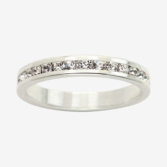 Sparkle Allure Crystal Pure Silver Over Brass Band