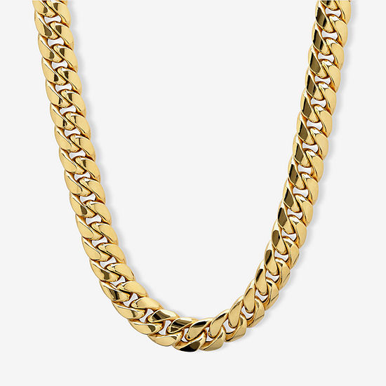 Made in Italy 10K Gold 22 Inch Hollow Chain Necklace