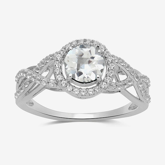 LIMITED TIME SPECIAL! Lab Created White Sapphire Ring in Sterling Silver