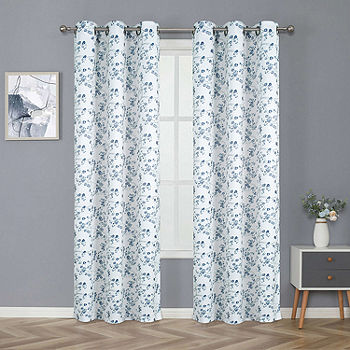 Regal Home Arlo Energy Saving Blackout Grommet Top Set Of 2 Curtain Panel Jcpenney