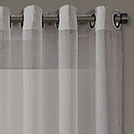 Regal Home Crushed Voile Solid Sheer Grommet Top Curtain Panel