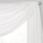 Regal Home Voile Solid Scarf Valance