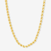 Mens 18K Gold over Stainless Steel 24 Inch Chain Necklace - JCPenney