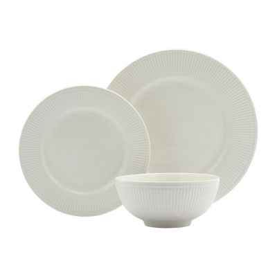 Gallery Fluer 12-pc. Porcelain Dinnerware Set