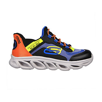 Skechers Flex Glide Hands Free Slip-Ins Little Boys Sneakers, Color: Blue  Multi - JCPenney