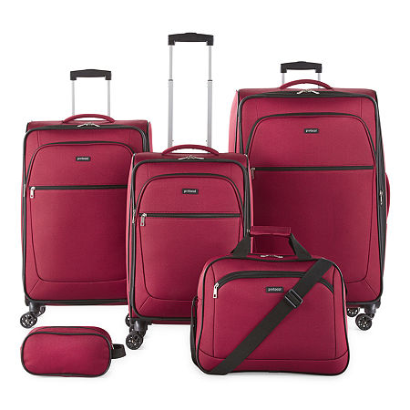 Protocol Court Softside 5-pc. Luggage Set, One Size , Red