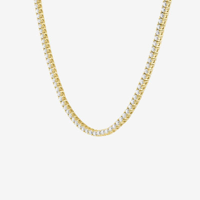 Diamond Addiction (G-H / SI2-I1) 4 CT.T.W. Lab Grown Diamond Tennis Necklace in 10K Gold