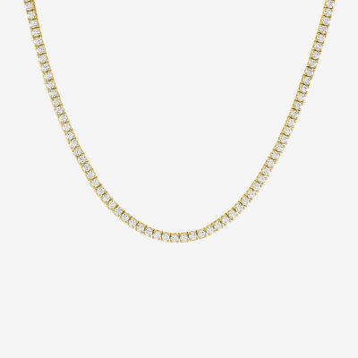 Diamond Addiction (G-H / SI2-I1) 4 CT.T.W. Lab Grown Diamond Tennis Necklace in 10K Gold