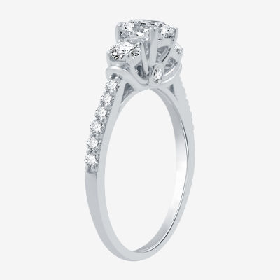 H-I I1) Womens 1/4 Lab Grown White Diamond 10K White