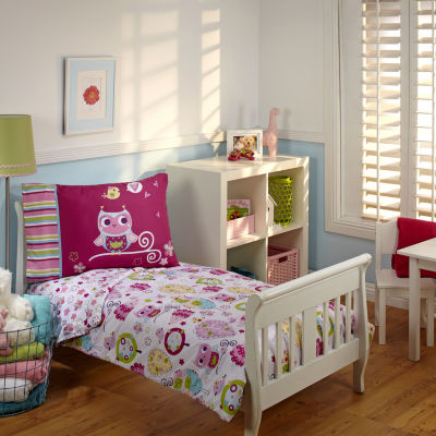 NoJo® Hoot Hoot 4-pc. Toddler Bedding Set