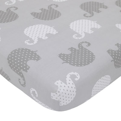 Nojo Gray Elephant Crib Bedding Set, Color: Gray JCPenney