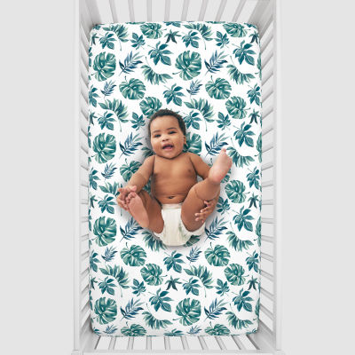 Nojo Super Soft Floral Crib Sheet