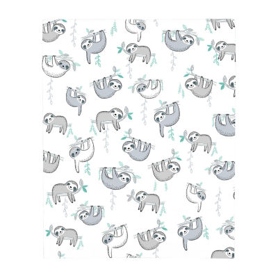 Nojo Super Soft Sloth Crib Sheet