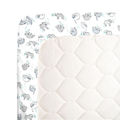 Nojo Super Soft Sloth Crib Sheet