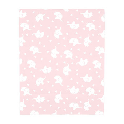 Nojo Pink Elephant Mini Crib Sheet