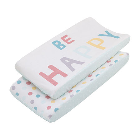 Nojo Be Happy Changing Pad Cover, One Size, Multiple Colors