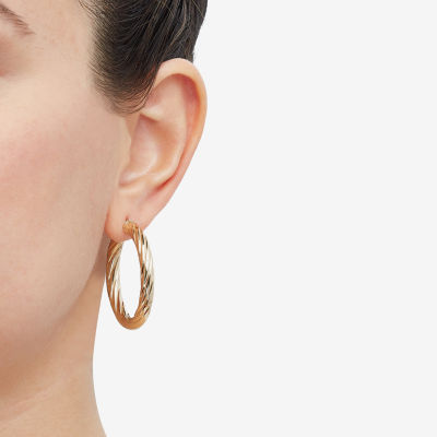 14K Gold Small Hoop Earrings - JCPenney