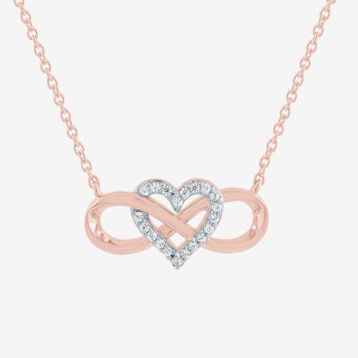 Diamond Heart Necklace in 14k White Gold (1 ct. tw.)