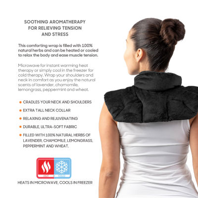 Sharper Image Heated Neck and Shoulder Massager Wrap