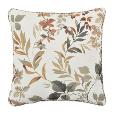 Royal Court Evergreen Square Throw Pillows