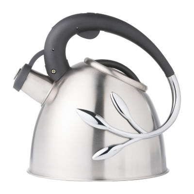 Everyday Solutions Stainless Steel Vine 2-qt. Whistling Tea Kettle