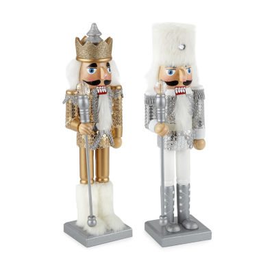 North Pole Trading Co. 14" Sequin Christmas Nutcracker JCPenney