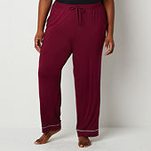 Liz Claiborne Cool and Calm Womens Tall Pajama Pants, Color