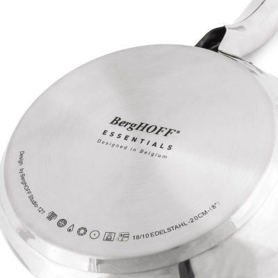 BergHOFF Belly Shape 18/10 Stainless Steel 8" Frying Pan