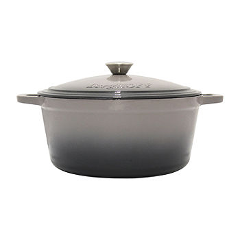 BergHOFF Neo 7qt Cast Iron Round Covered Dutch Oven - Grey