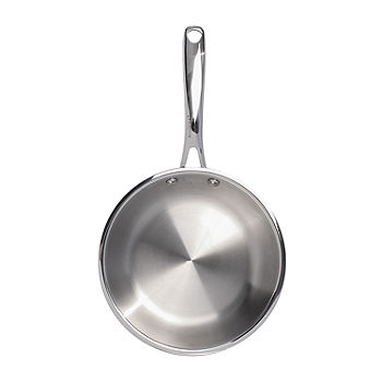 T-Fal Stainless Steel Dishwasher Safe Frying Pan, Color: Silver - JCPenney