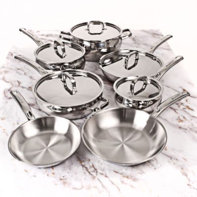 BergHOFF Belly Shape 18/10 Stainless Steel 12-pc. Cookware Set