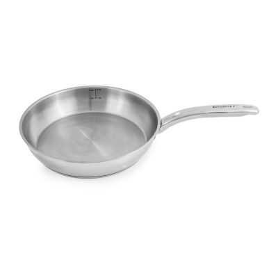 Berghoff Ouro Covered Deep Skillet with Glass Lid, 10 - Silver