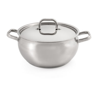 BergHOFF Belly Shape 18/10 Stainless Steel 5.5-qt. Stockpot with Lid