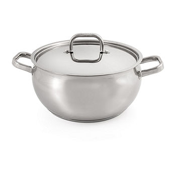 BergHOFF Belly Shape 18/10 Stainless Steel 5.5-qt. Stockpot, Color:  Stainless Steel - JCPenney