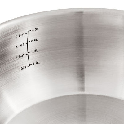 BergHOFF Belly Shape 18/10 Stainless Steel -qt. Sauce Pan