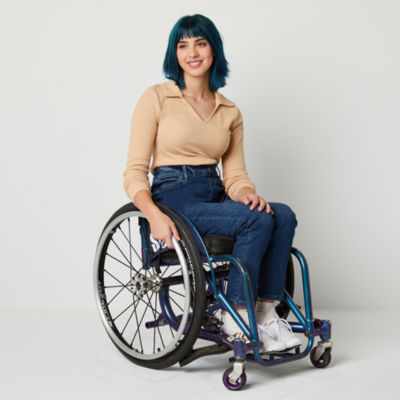 a.n.a Womens High Rise Adaptive "Seated" Skinny Jean