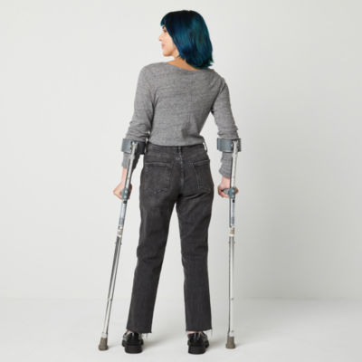 a.n.a Womens High Rise Adaptive Straight Jean