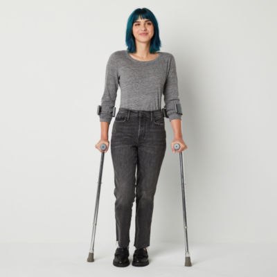 a.n.a Womens High Rise Adaptive Straight Jean