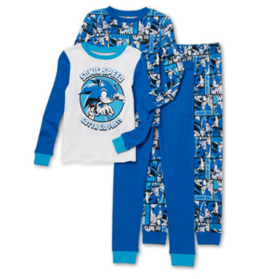 Little & Big Boys 4-pc. Sonic the Hedgehog Pajama Set