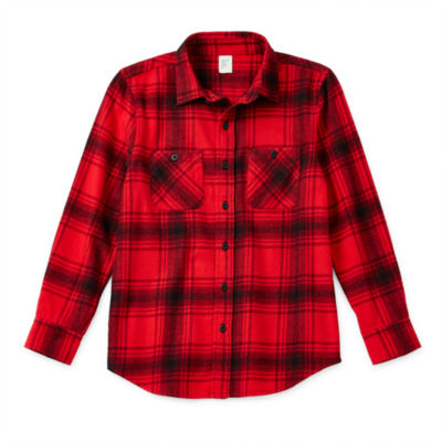 Thereabouts Little & Big Boys Long Sleeve Flannel Shirt - JCPenney