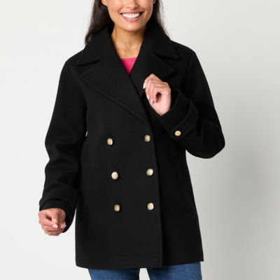 Liz Claiborne Womens Water Resistant Midweight Peacoat Foxvalley Mall