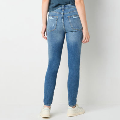 Arizona - Juniors Stretch Fabric Womens High Rise Skinny Fit Jean