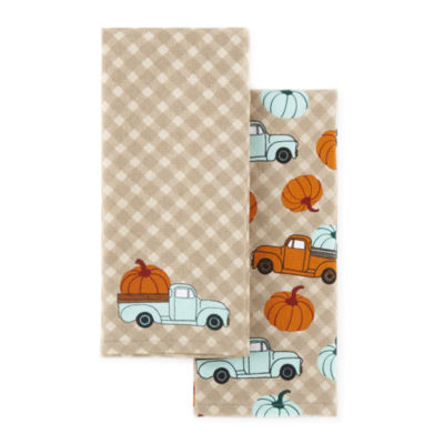 Layerings Pumpkin Truck 2-pc. Kitchen Towel