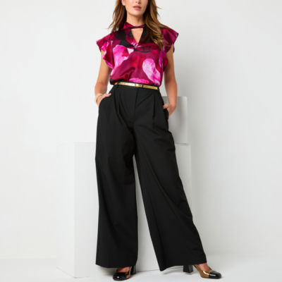 Worthington Womens Wide Leg Pant