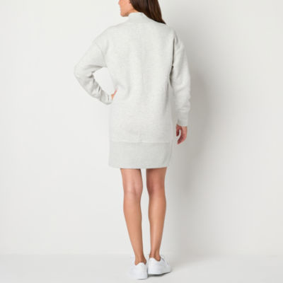 Xersion Womens Classic Fleece Half Zip Dress