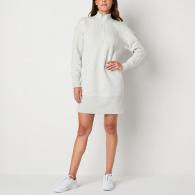 Xersion Womens Classic Fleece Half Zip Dress