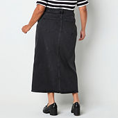 Jcpenney women's plus size skirts best sale